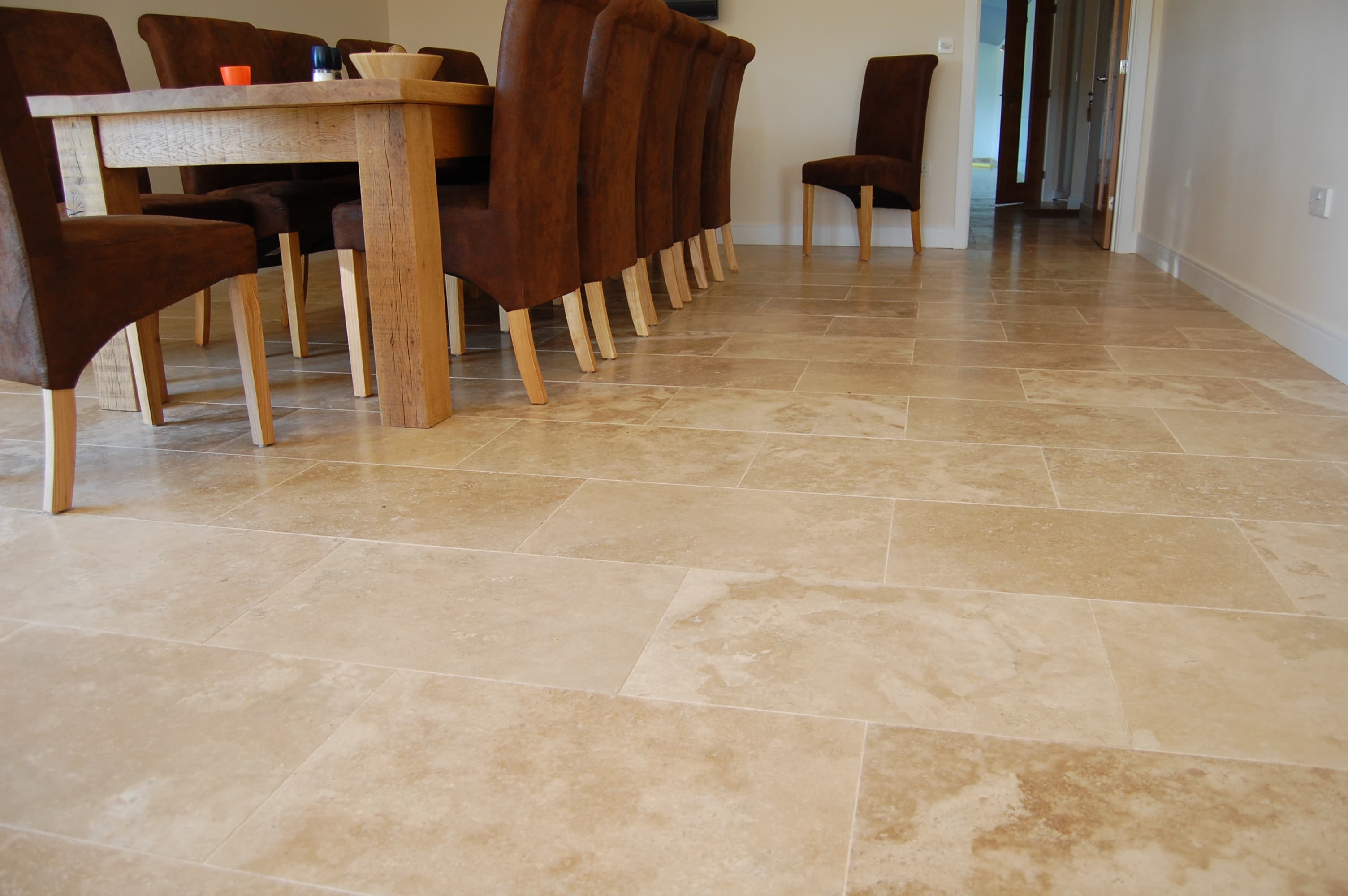 Placa de travertino natural